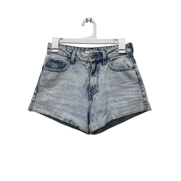 Pacsun Mom Short denim shorts high rise light wash denim size 25 - Picture 1 of 5